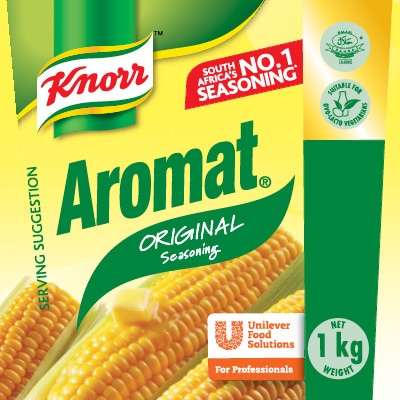 Knorr Aromat Original 1 Kg - The ORIGINAL Aromat Spice that delivers consistent taste & quality every time. A South African brand! Conveniently Order Online, for Food service Professionals Only. 